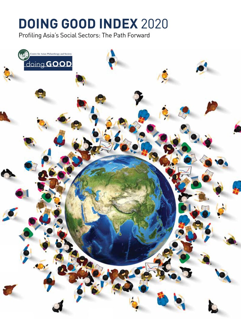 Cover Page of Doing Good Index 2020